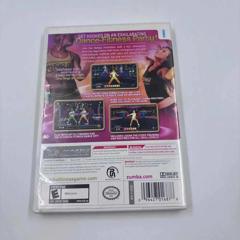 Nintendo zumba fitness